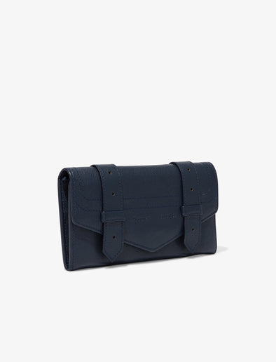 Side image of PS1 Continental Wallet in MIDNIGHT