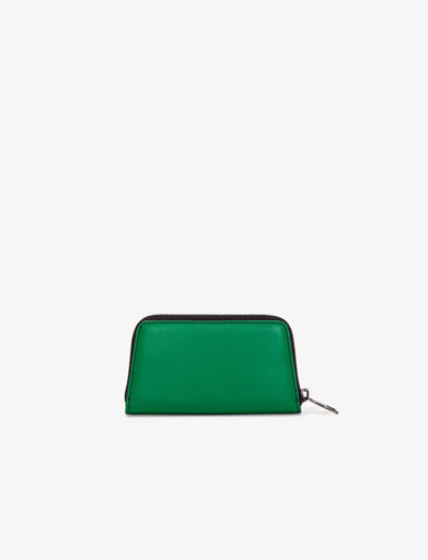 Back image of Trapeze Zip Compact Wallet in palm