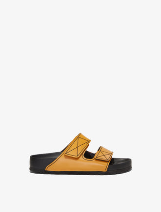Proenza Schouler side image of Arizona PS EXQ NL in OCHRE