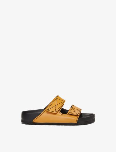 Proenza Schouler side image of Arizona PS EXQ NL in OCHRE