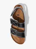 Proenza Schouler aerial image of Milano PS NL Black White Birkenstock collaboration in black/white