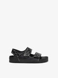 Proenza Schouler side image of Milano PS EXQ Berlin Birkenstock collaboration in Black