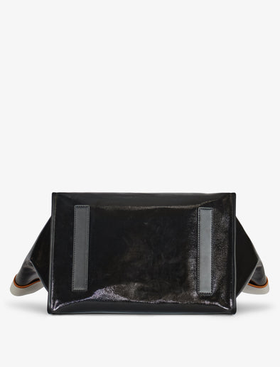 Base image of XL Morris Coated Canvas Tote in BLACK
