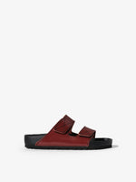 Side image of Birkenstock X Proenza Schouler Arizona Slides in Luggage
