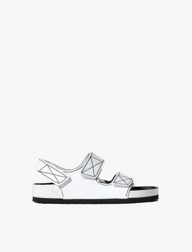 Proenza Schouler side image of Milano PS EXQ Berlin Birkenstock collaboration in white