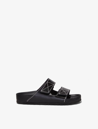 Proenza Schouler side image of Arizona PS EXQ NL Black Birkenstock collaboration in black