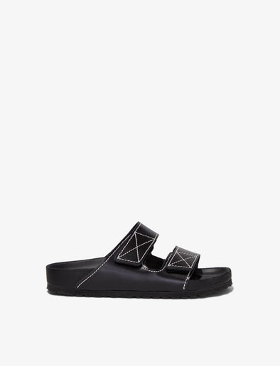 Proenza Schouler side image of Arizona PS EXQ NL Black Birkenstock collaboration in black