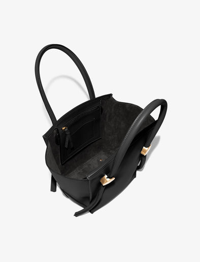 Interior image of Small Pipe Bag in BLACK