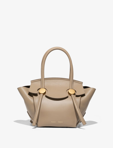 Front image of Small Pipe Bag in LIGHT TAUPE