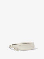 Side image of Stanton Leather Sling Bag in vanilla