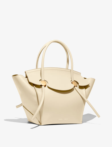 Side image of Pipe Bag in pale sand