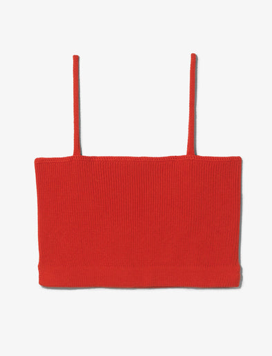 Still Life image of Cotton Cashmere Tank Top in POPPY