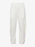 Still Life image of Cotton Twill Tapered Pants in OFF WHITE