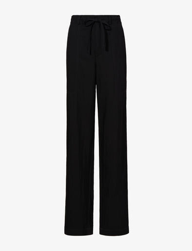 Still Life image of Drapey Suiting Drawstring Pants in BLACK