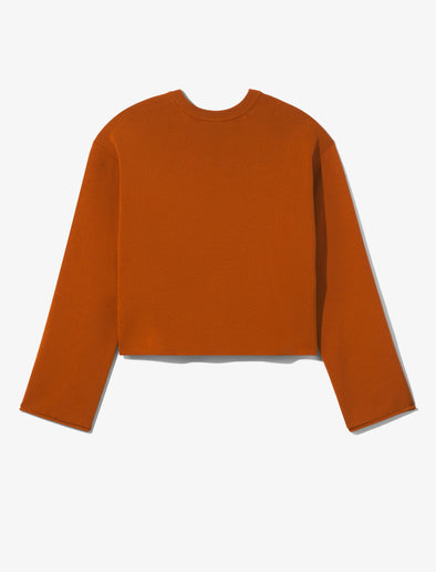 Still Life image of Twist Long Sleeve Sweater in HONEY