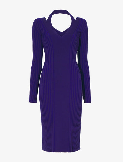 Still Life image of Knit Halter Dress in ULTRAMARINE