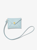 Front image of Card Holder in BABY BLUE