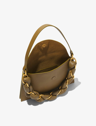 Interior image of Braid Bag in TRUFFLE