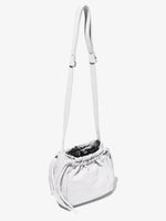 Interior image of Drawstring Pouch in OPTIC WHITE with straps extended