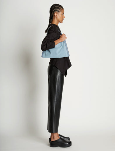 Image of model wearing Minetta Bag in SKY