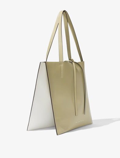Front image of Twin Tote in STONE