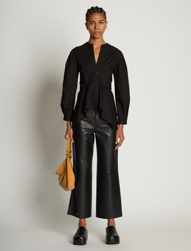 Image of model wearing Minetta Bag in JEWEL