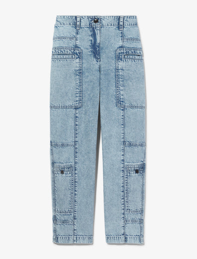 Still Life image of Chambray Pocket Pants in LIGHT INDIGO