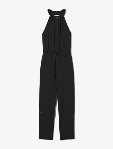 Still Life image of Drapey Suiting Tank Jumpsuit in BLACK