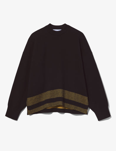Still Life image of Cashmere Blend Sweatshirt in BLACK/DARK SAND