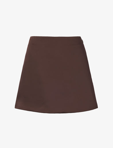 Still Life image of Satin Mini Skirt
in MOCHA