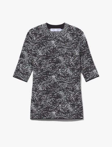 Still Life image of Speckle Knit Sweater in PEARL/BLACK