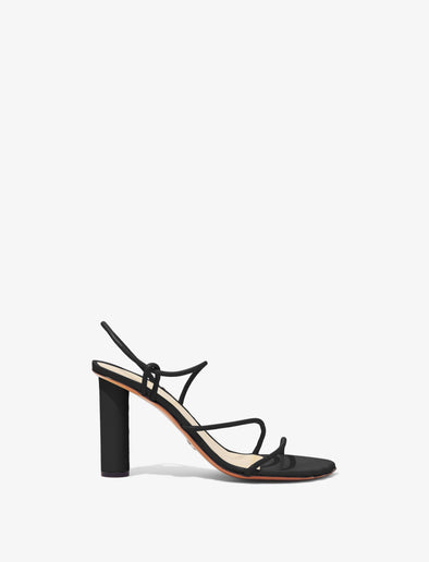 Front image of Sculpt Sandals in BLACK