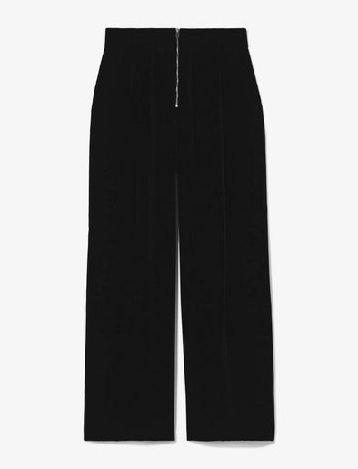 Still Life image of Silk Viscose Velvet Trouser in BLACK