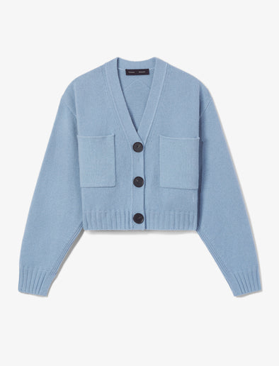 Still Life image of Eco Cashmere Cardigan in LIGHT BLUE