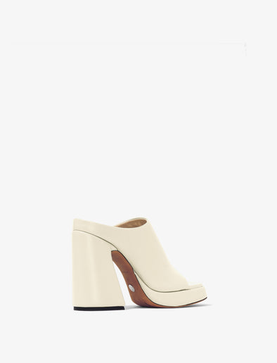 3/4 Back image of Forma Platform Sandals in Natural