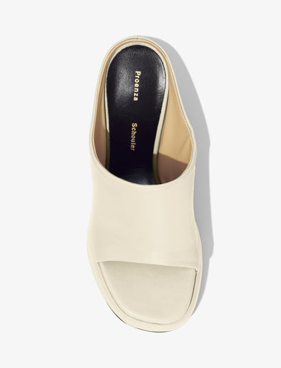 Aerial image of Forma Platform Sandals in Natural