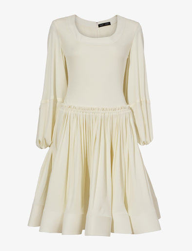 Still Life image of Viscose Crepe Jersey Dress in ECRU
