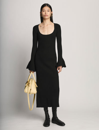 Image of model wearing Bowler Bag in BIRCH