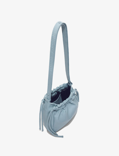 Aerial image of Drawstring Pouch in BLUE STONE