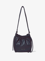 Front image of Drawstring Pouch in DARK NAVY