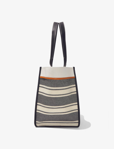Profile image of XL Morris Canvas Tote in ECRU/BLACK
