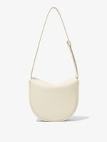 Back image of Medium Baxter Leather Bag in IVORY