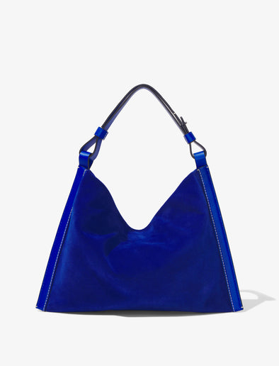 Back image of Minetta Suede Bag in COBALT