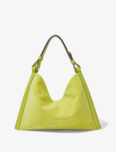 Back image of Minetta Suede Bag in MATCHA