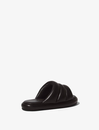 3/4 Back image of Arc Slides in BLACK