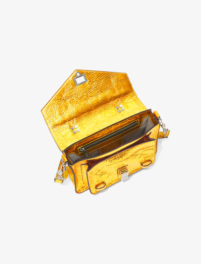 Aerial image of Metallic PS1 Tiny Bag in GOLD