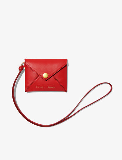 Front image of Card holder in SCARLET