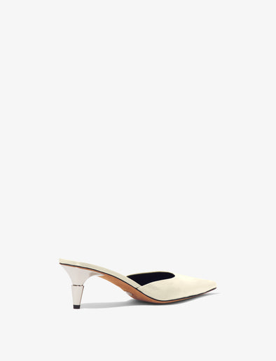 Back 3/4 image of Spike Mules in Natural