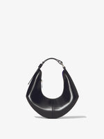 Front image of Small Chrystie Bag in BLACK
