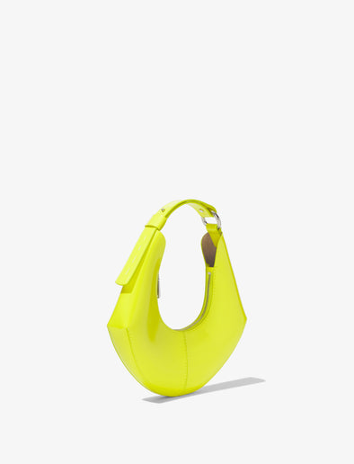 Side image of Small Chrystie Bag in LIME